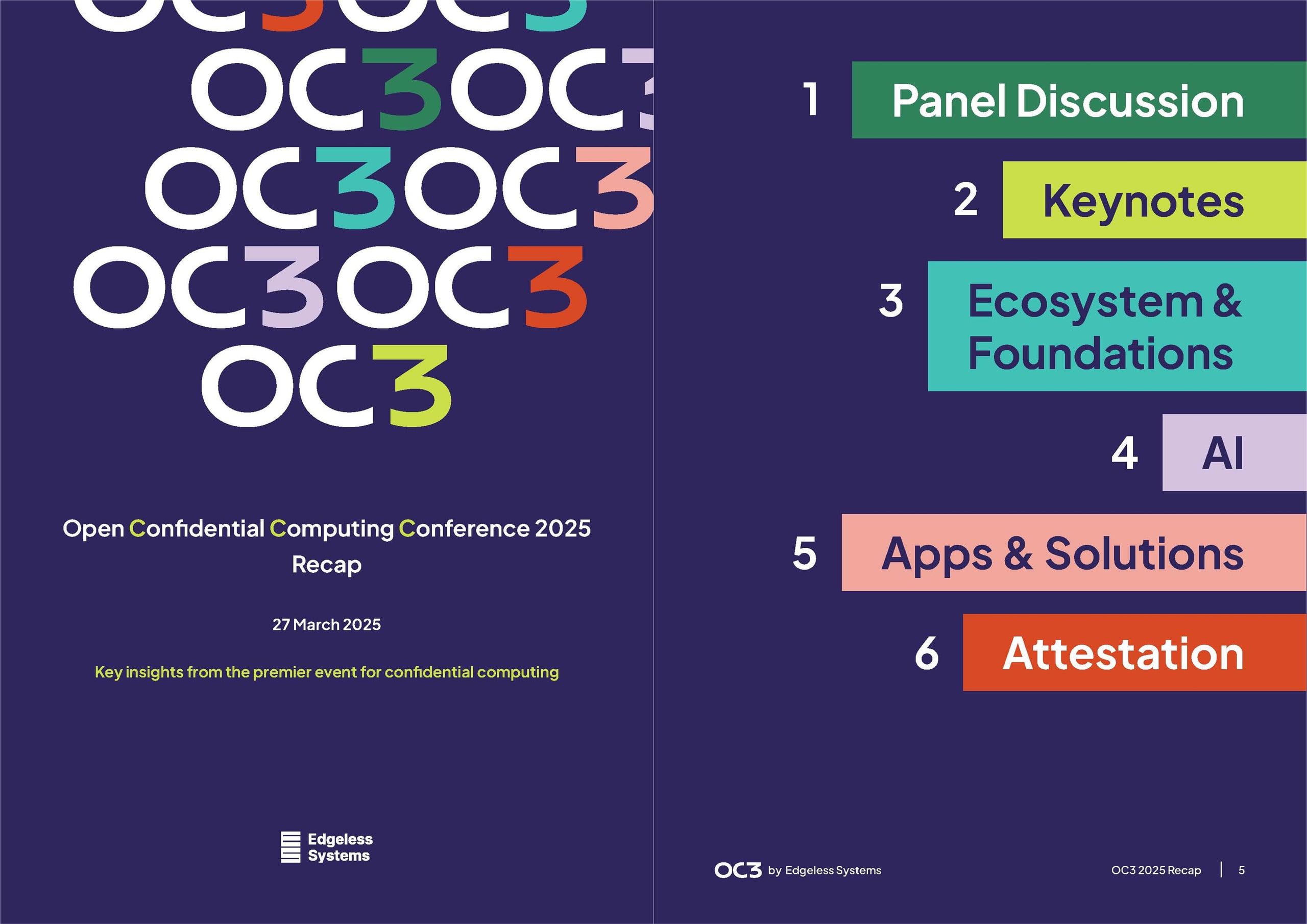 OC3 recap