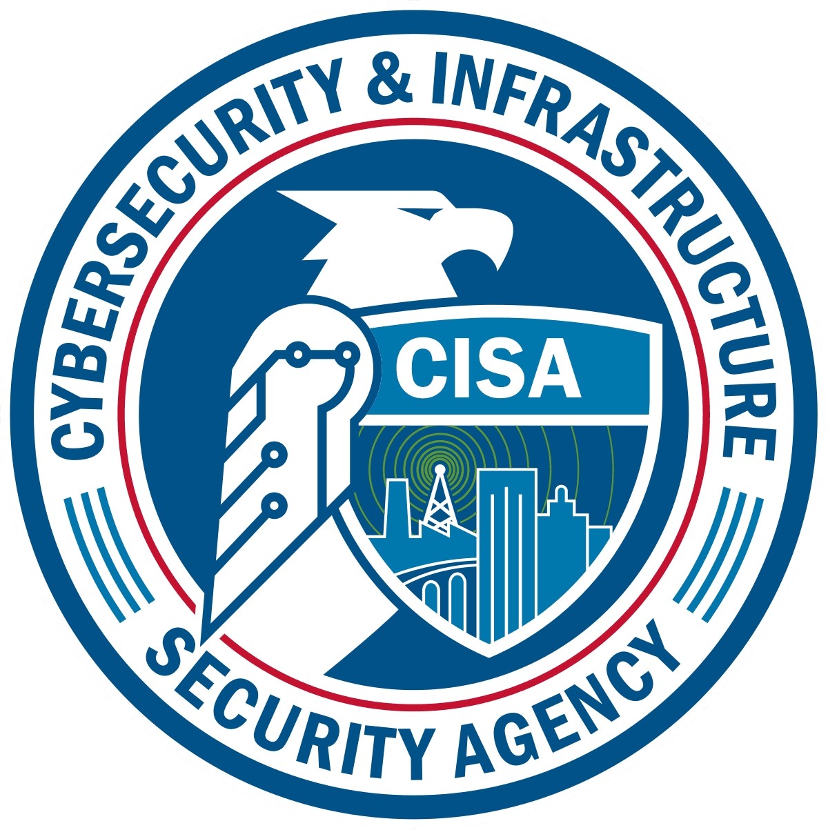 Cybersecurity & infrastructure security agency logo